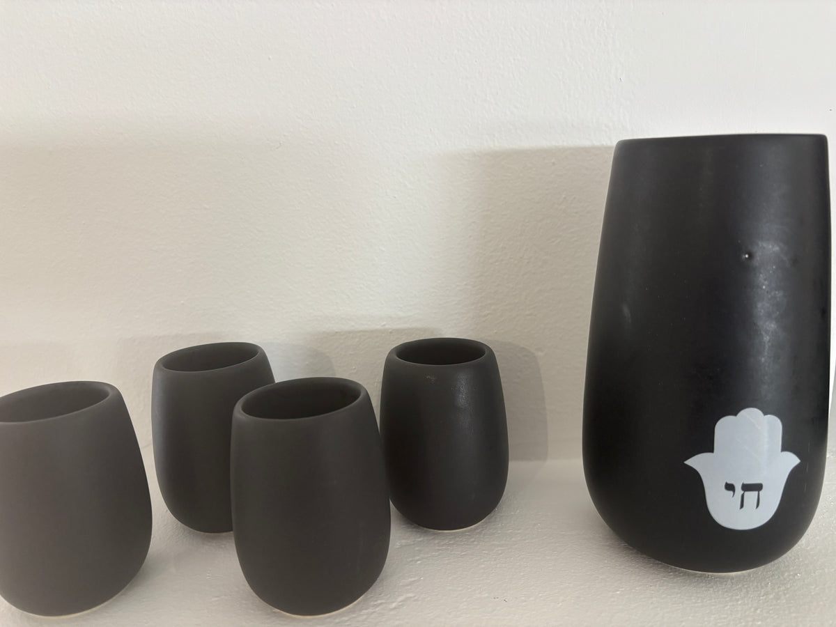 Jug & Kiddush Cup Set