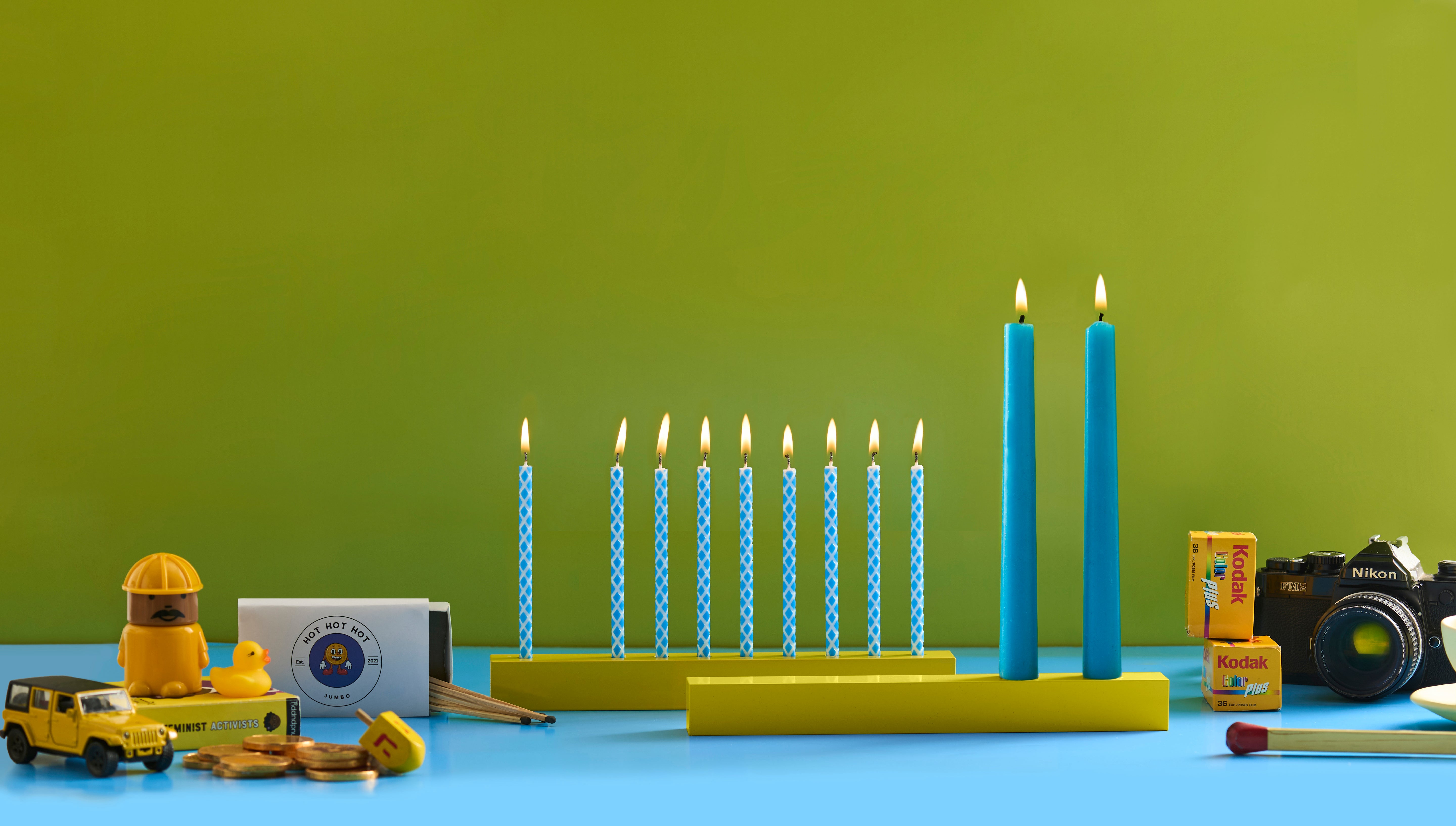 LICHT - DOUBLE MENORAH