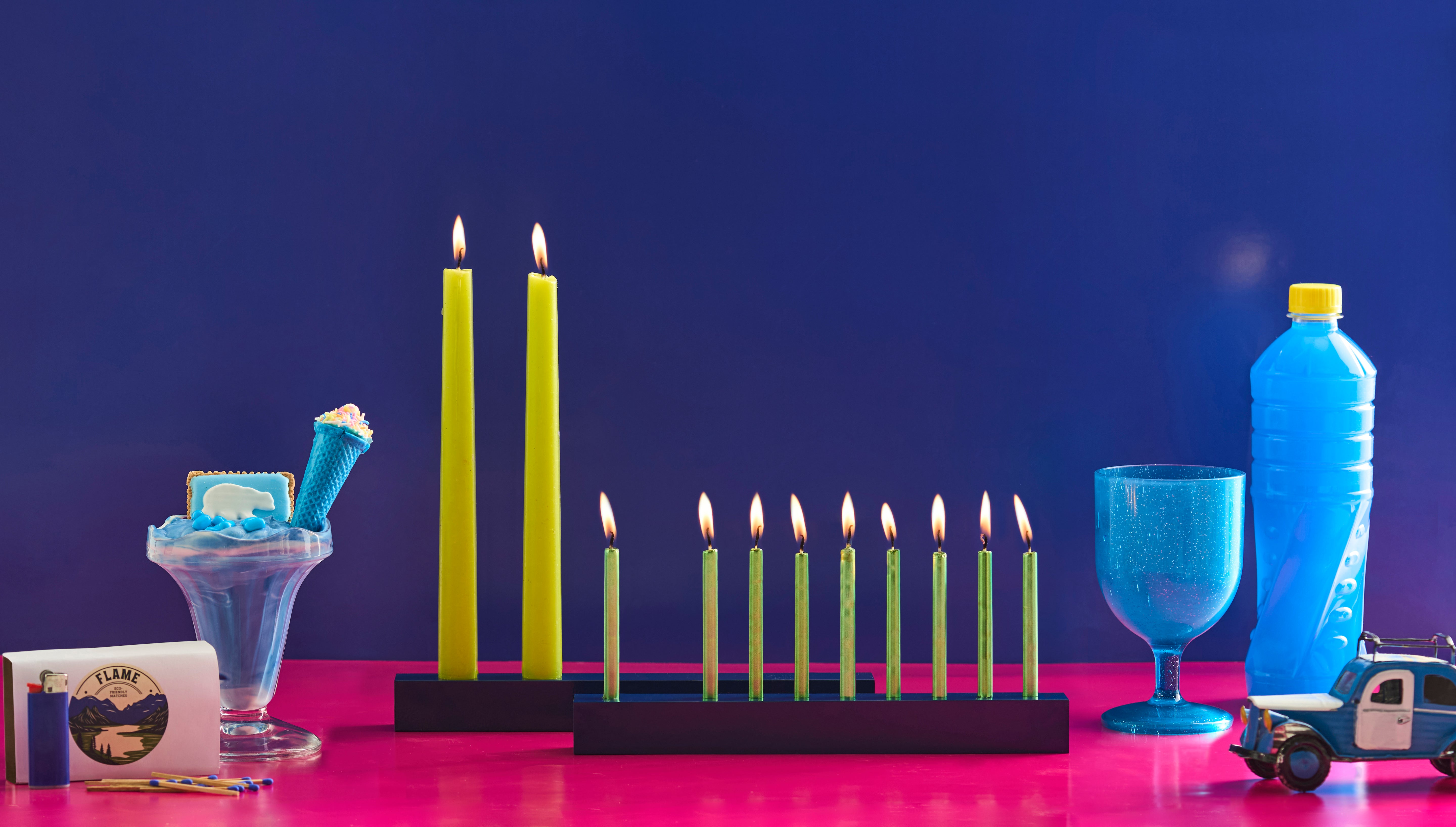 LICHT - DOUBLE MENORAH