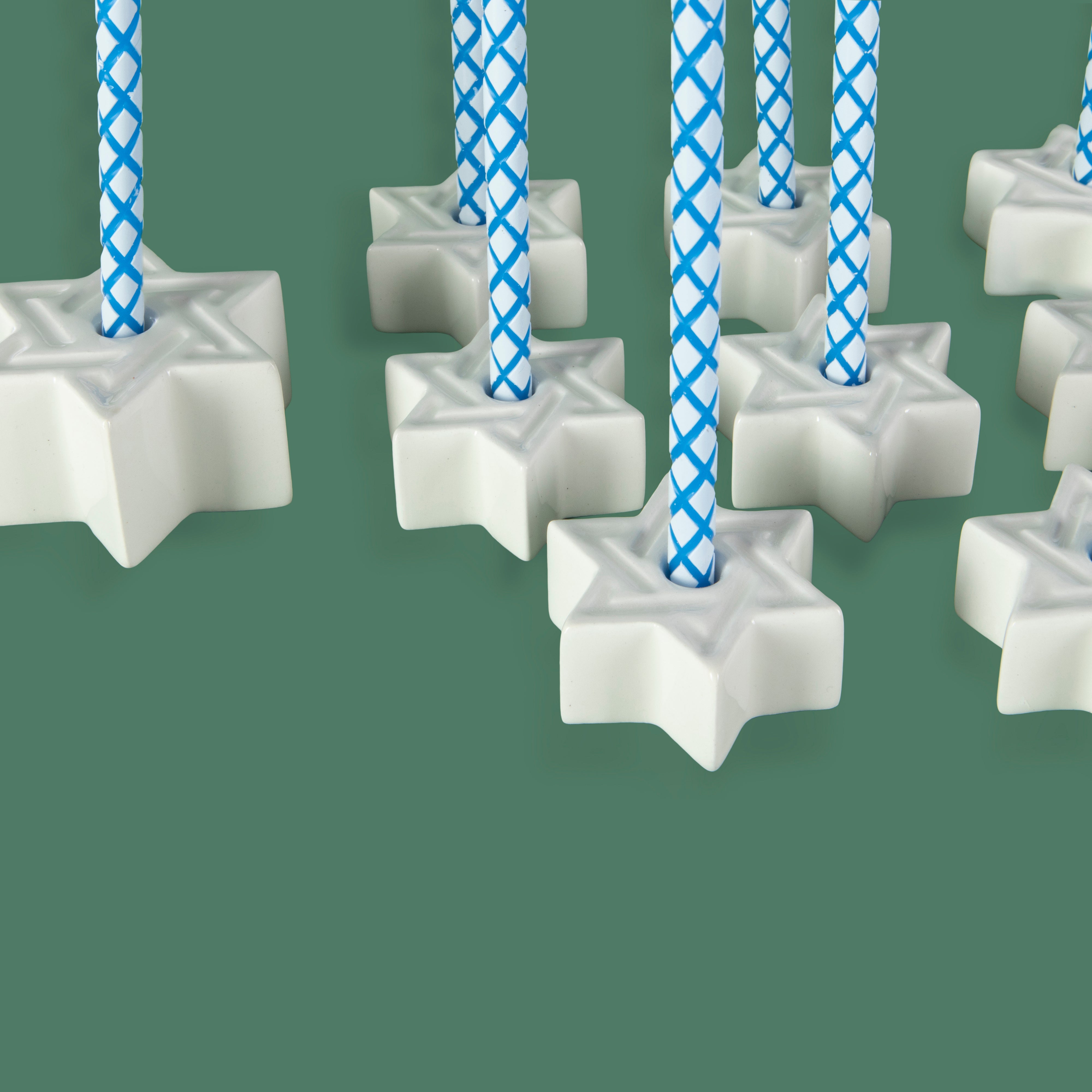 LICHT STAR OF DAVID MENORAH