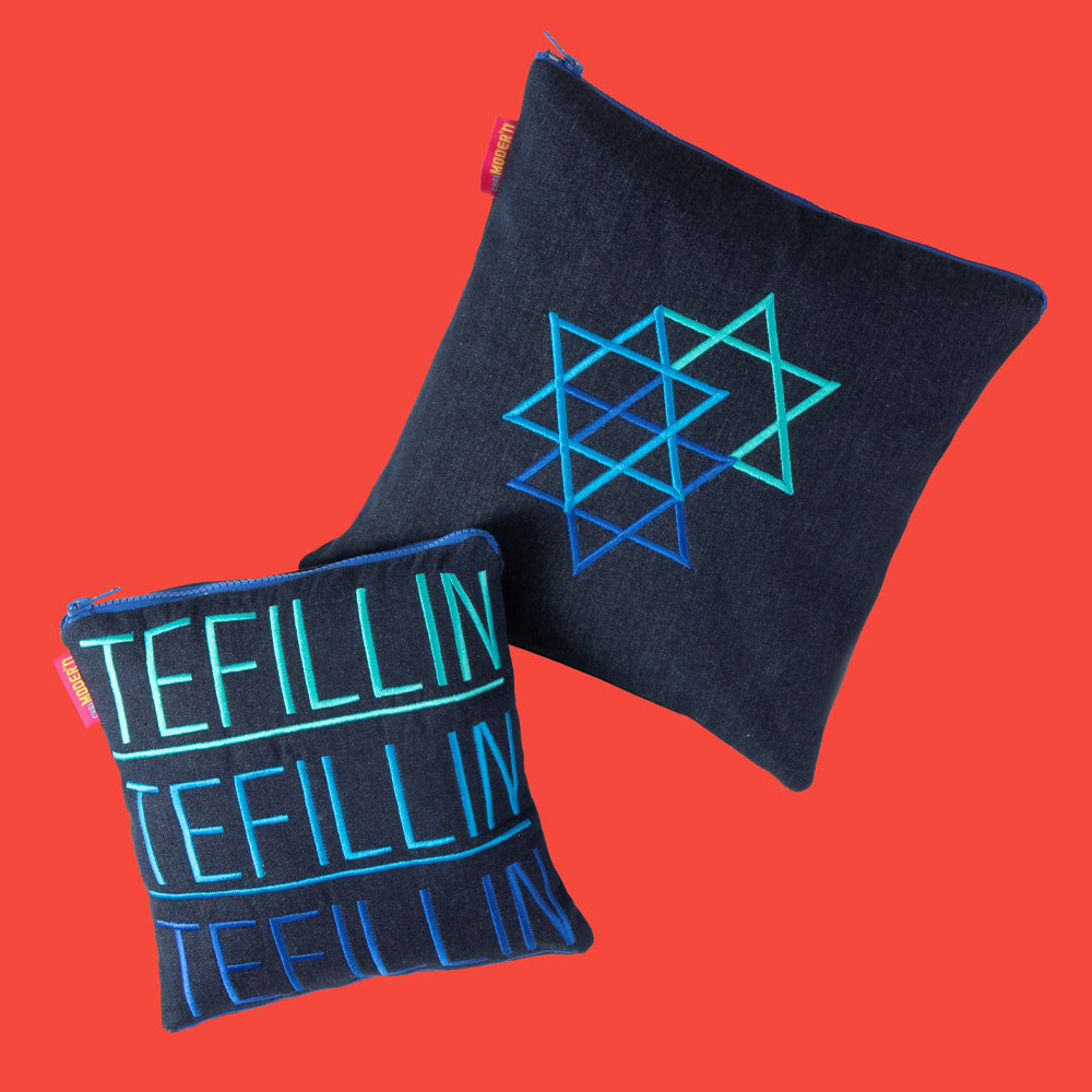 SCHLEP - TALLIT BAG SET - DENIM