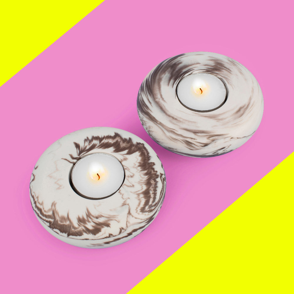 PLATZ - SWIRL TEA LIGHT CANDLE HOLDER