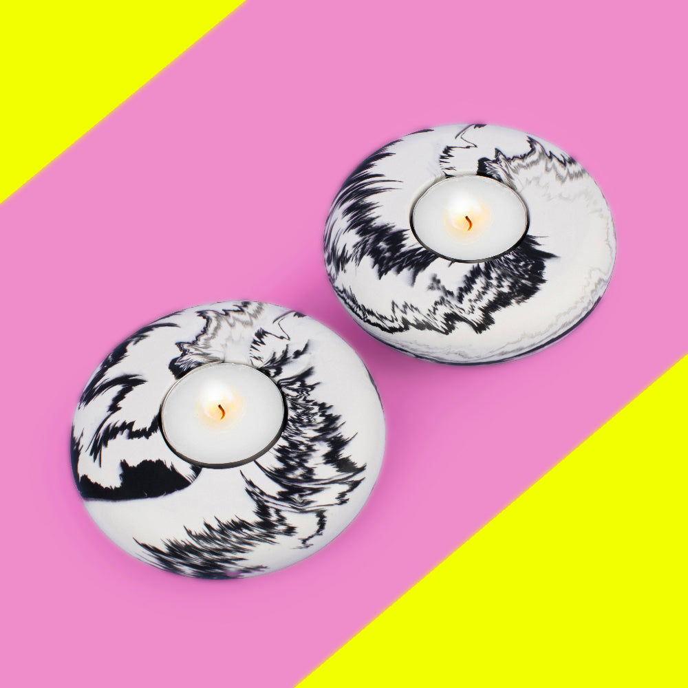 PLATZ - SWIRL TEA LIGHT CANDLE HOLDER