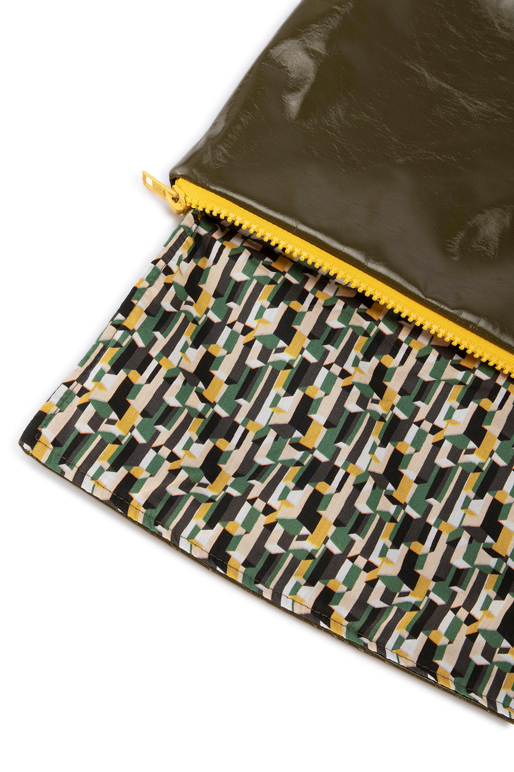 SCHLEPP - TALLIT BAG SET - OLIVE FAUX LEATHER