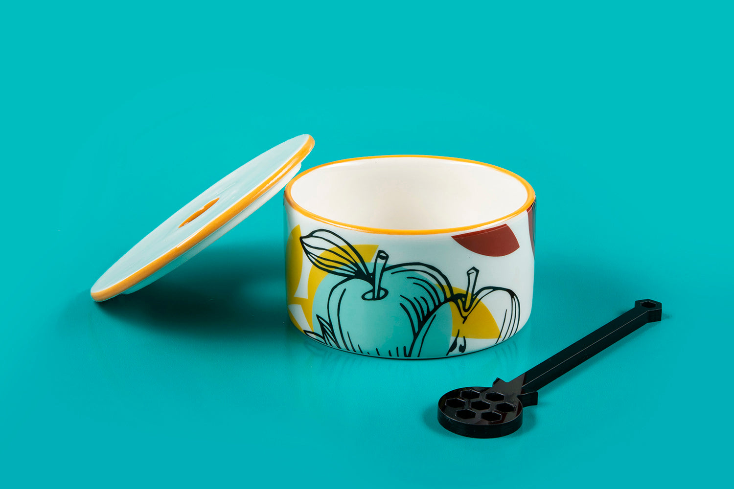 METUKAH - HONEY JAR & DIPPER