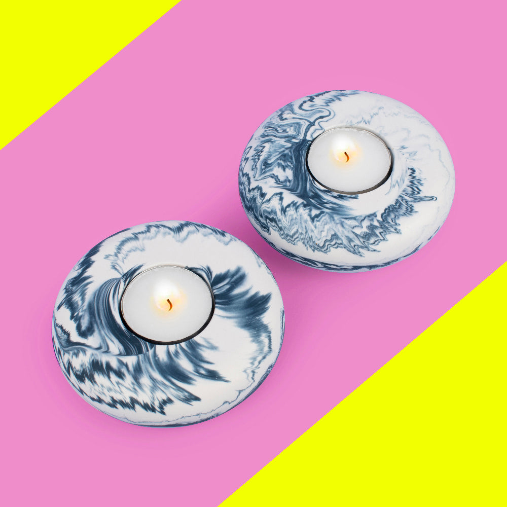 PLATZ - SWIRL TEA LIGHT CANDLE HOLDER