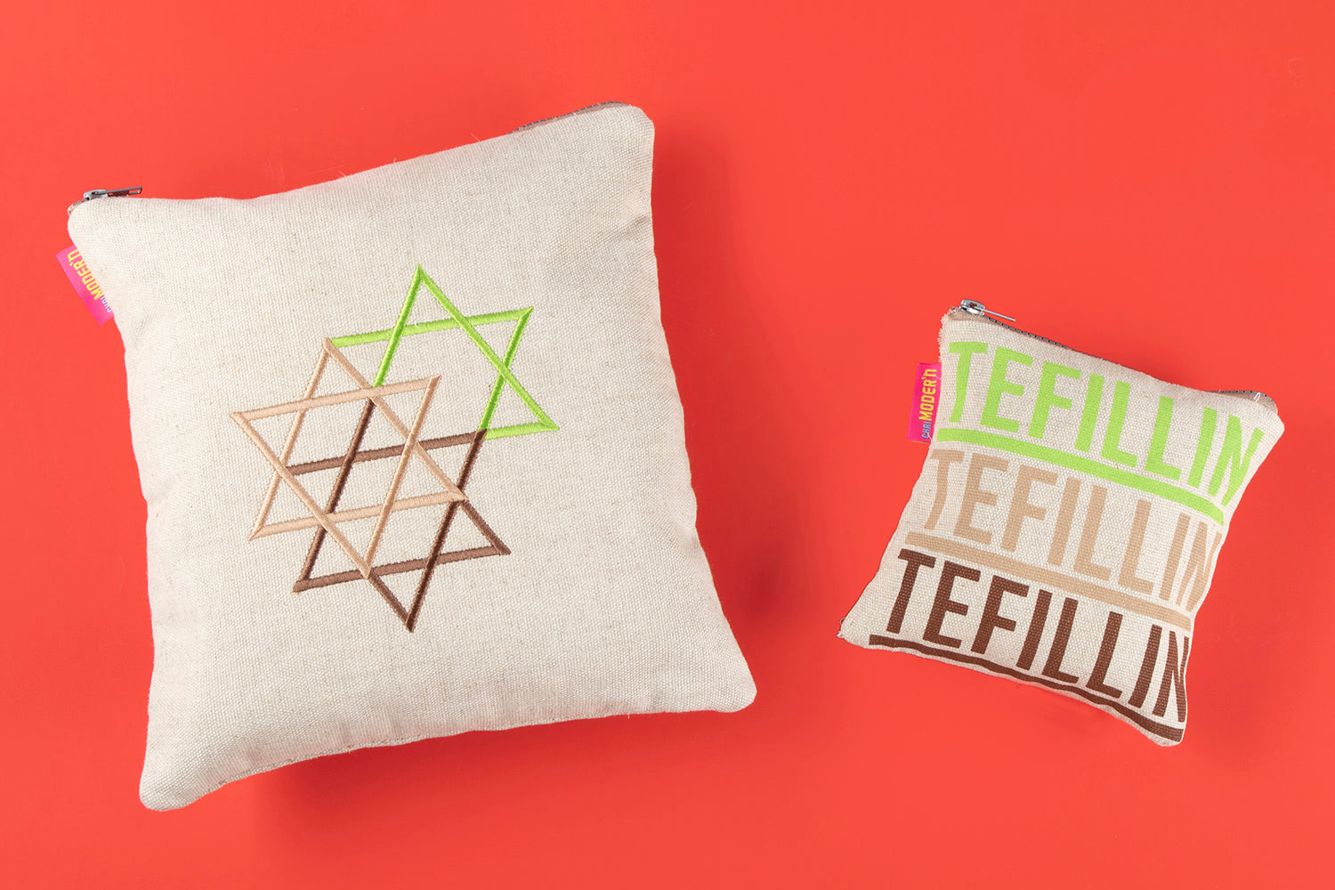 SCHLEP - TALLIT BAG SET - NATURAL LINEN