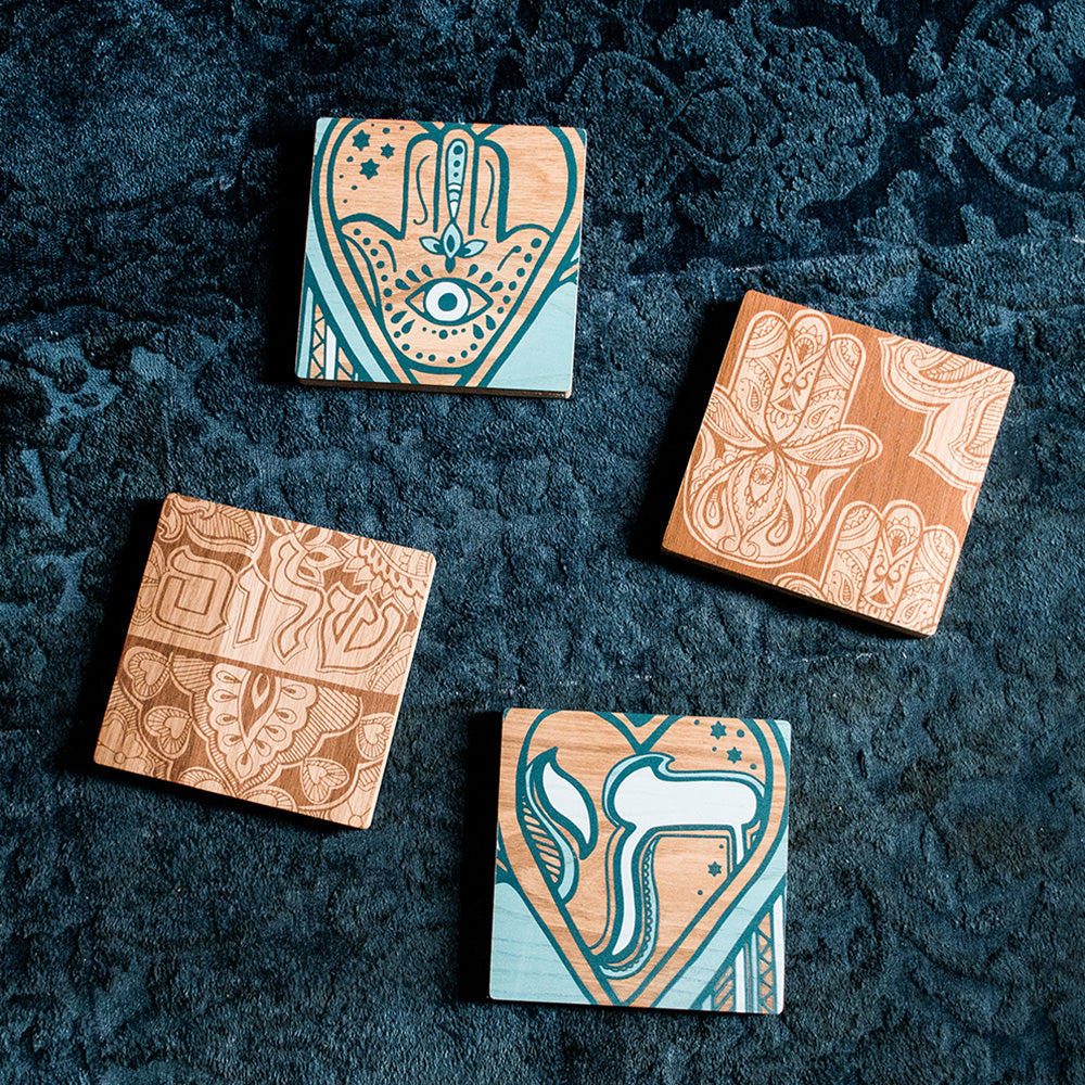 WOOD BLOCK - SHALOM