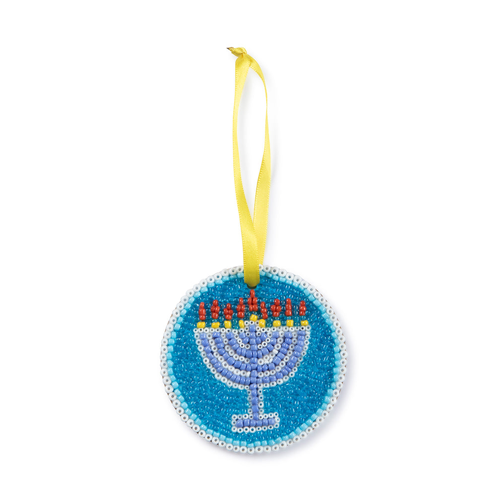 TCHOTCHKES - BEADED MENORAH (Hanging)