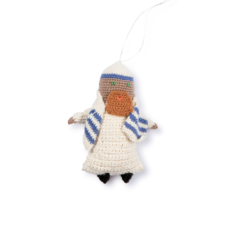 TCHOTCHKES - CROCHET RABBI (Hanging)