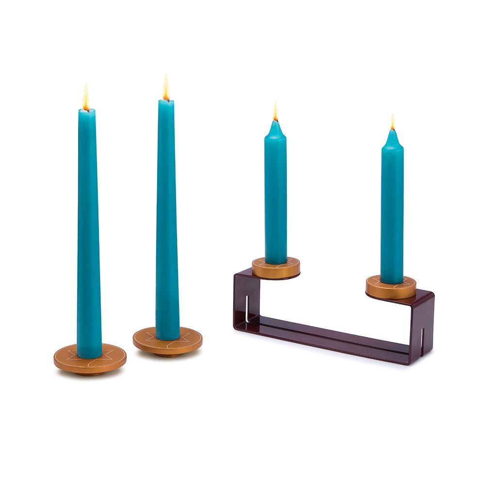 MESHUGGENEH - SHABBAT CANDLE HOLDER