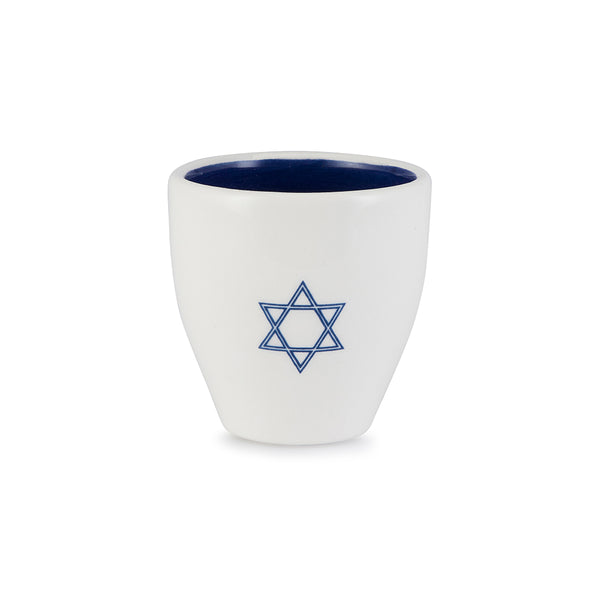 MENSCH - SET OF 6 KIDDUSH CUPS