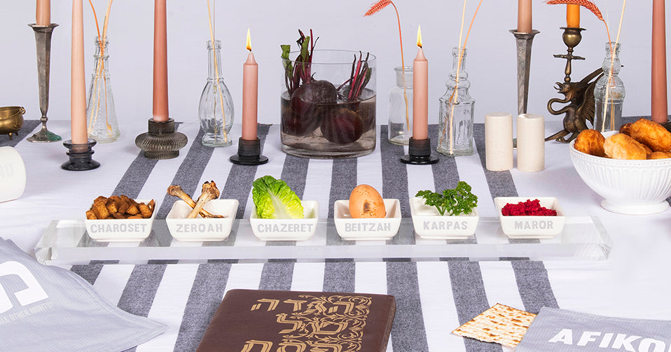 ZILCH - PASSOVER SEDER PLATE & BOWLS